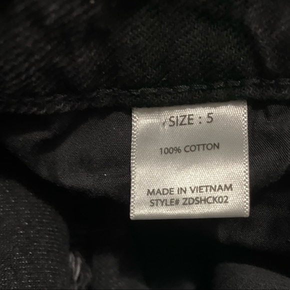 Woman’s High Cut Cheeky Super Frayed Hem Fashion Nova Jean Shorts - Picture 4 of 9